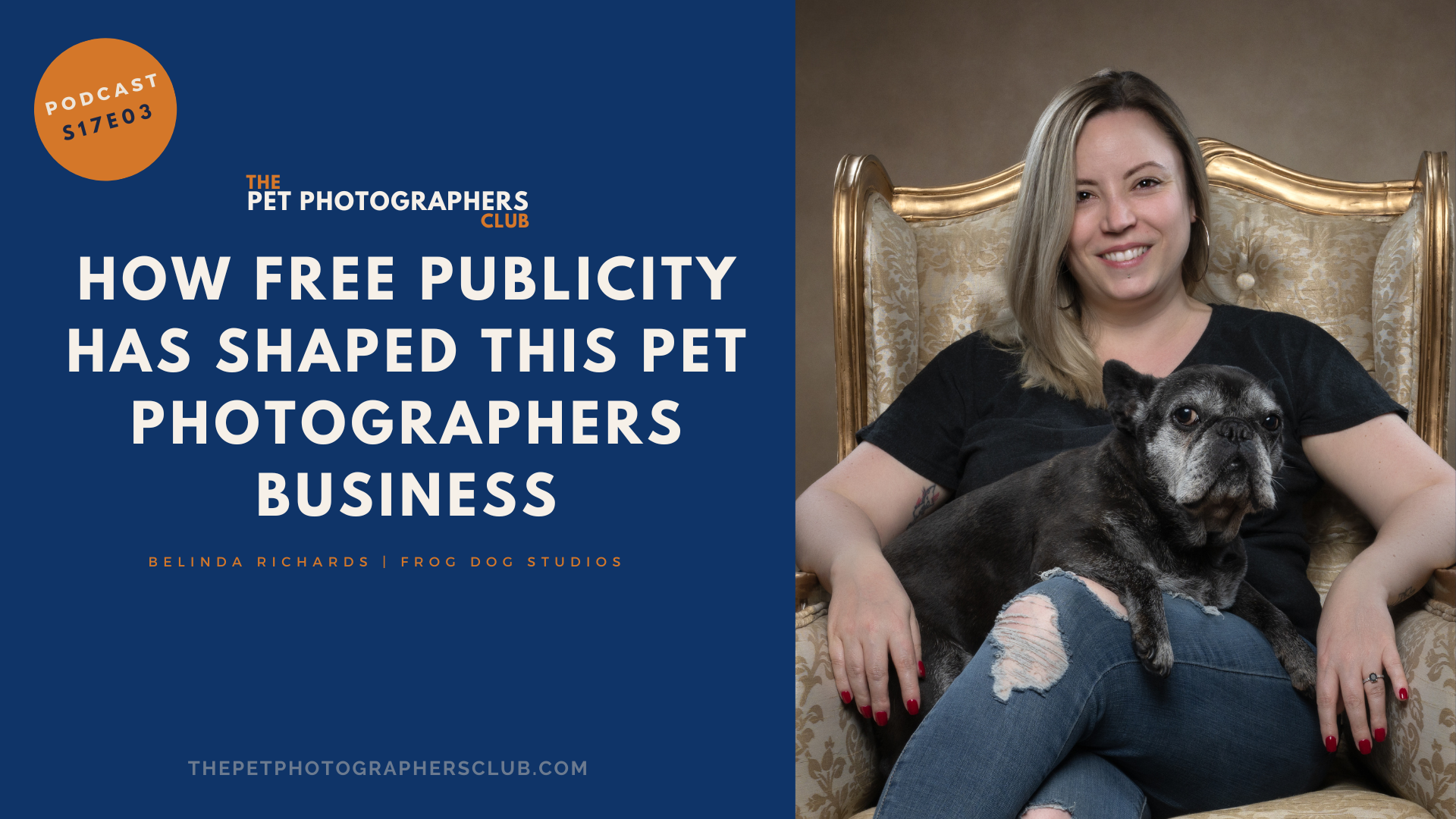 S17E03 | How free publicity has shaped this pet photographers business with Belinda Richards